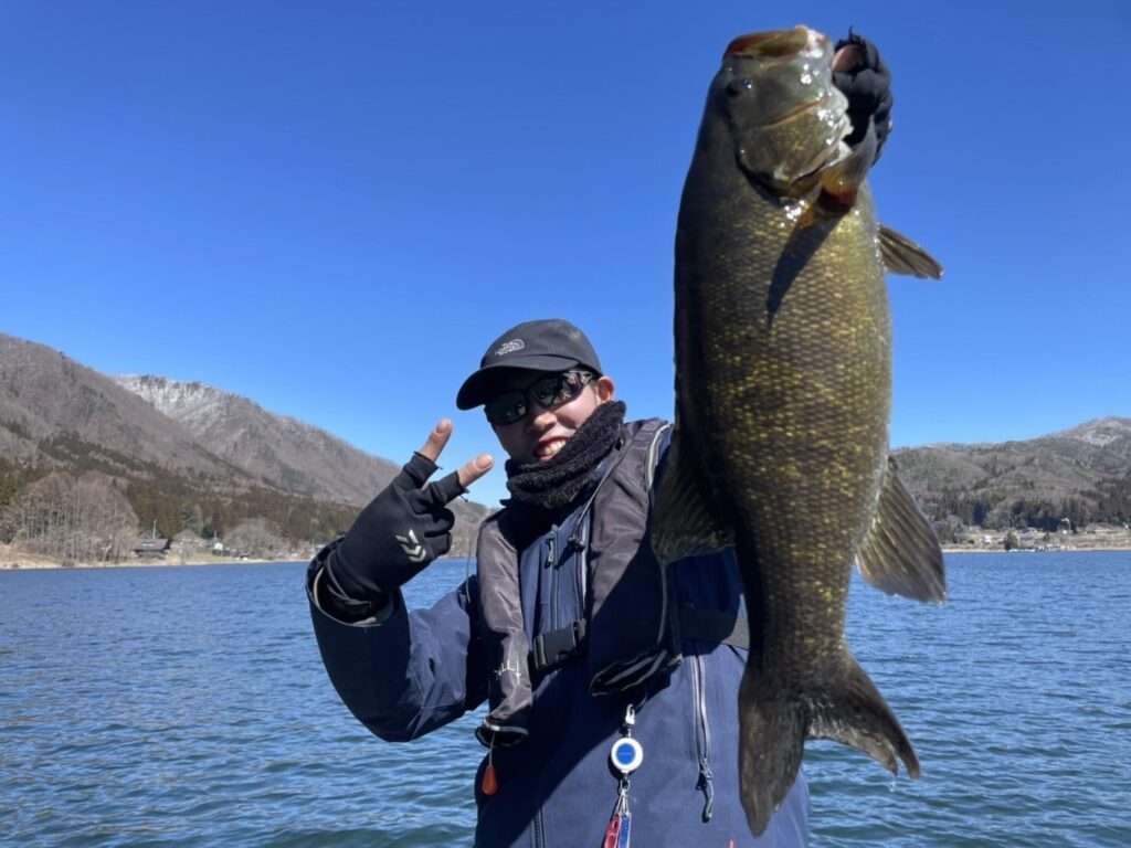 木崎湖バス釣果情報　3/19