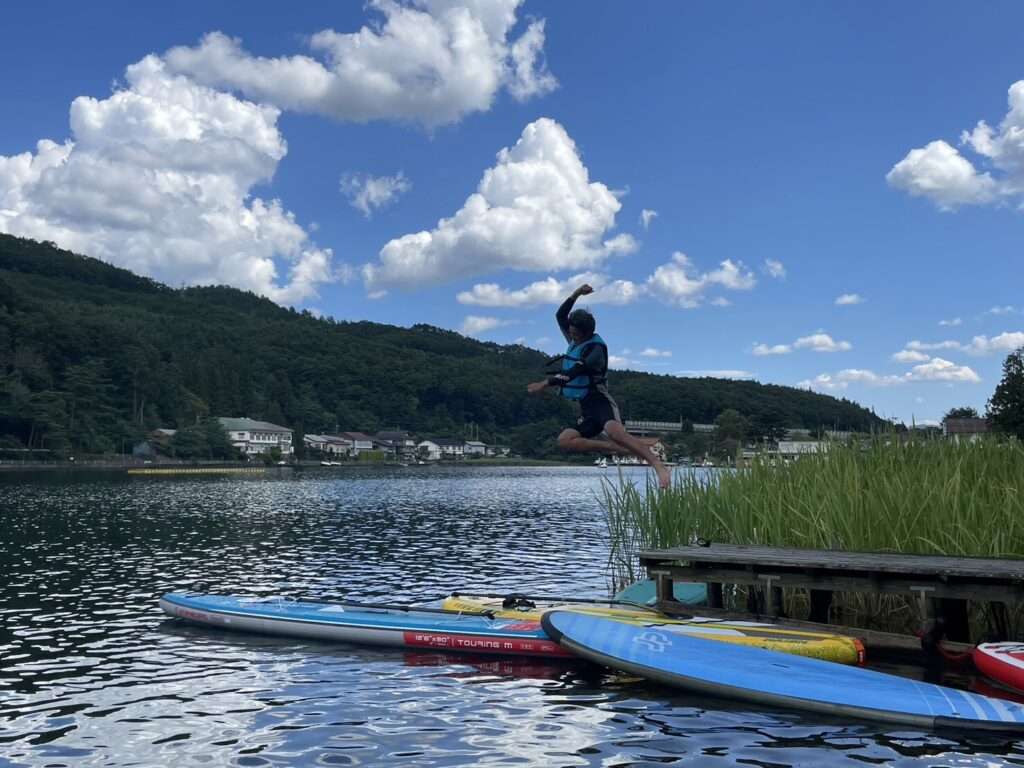 木崎湖で持ち込みsup(サップ）をお楽しみいただきました！