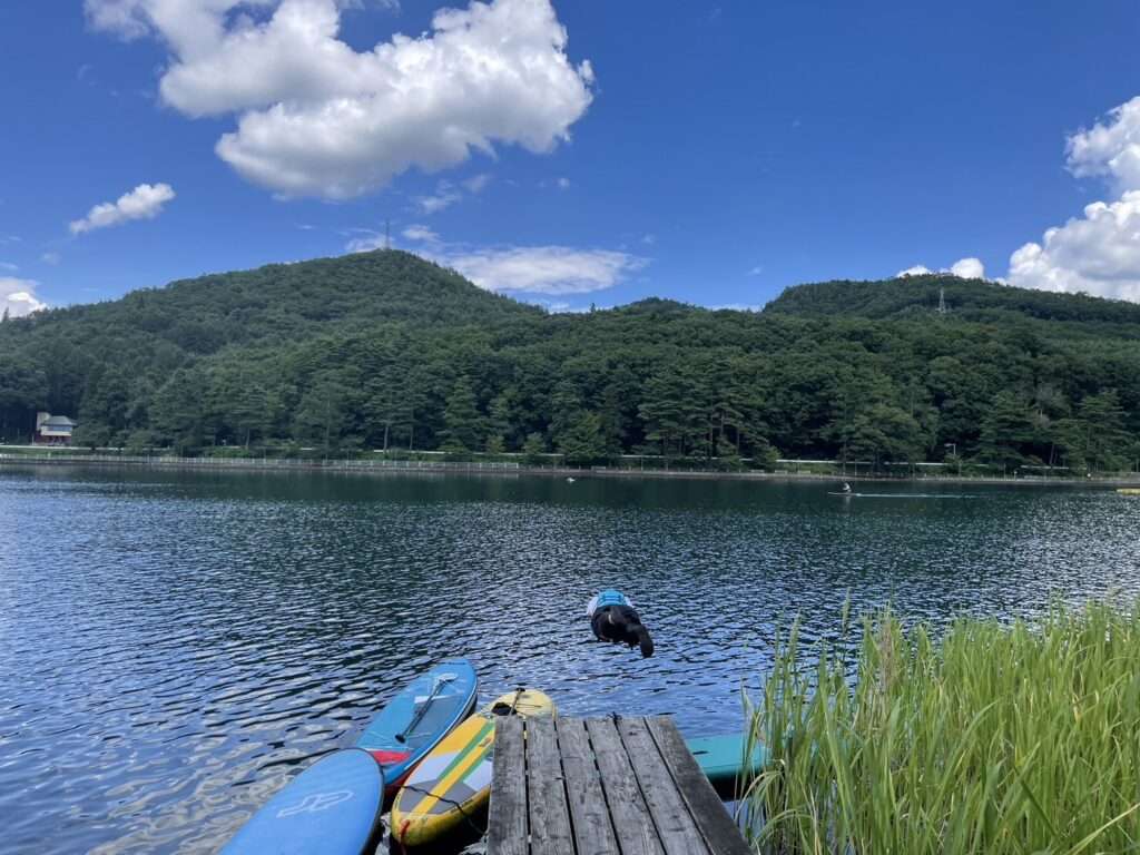 木崎湖で持ち込みsup(サップ）をお楽しみいただきました！