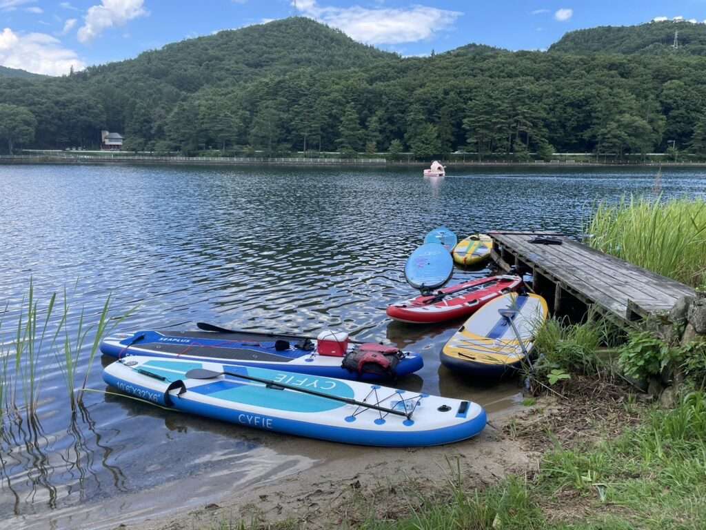 木崎湖で持ち込みsup(サップ）をお楽しみいただきました！