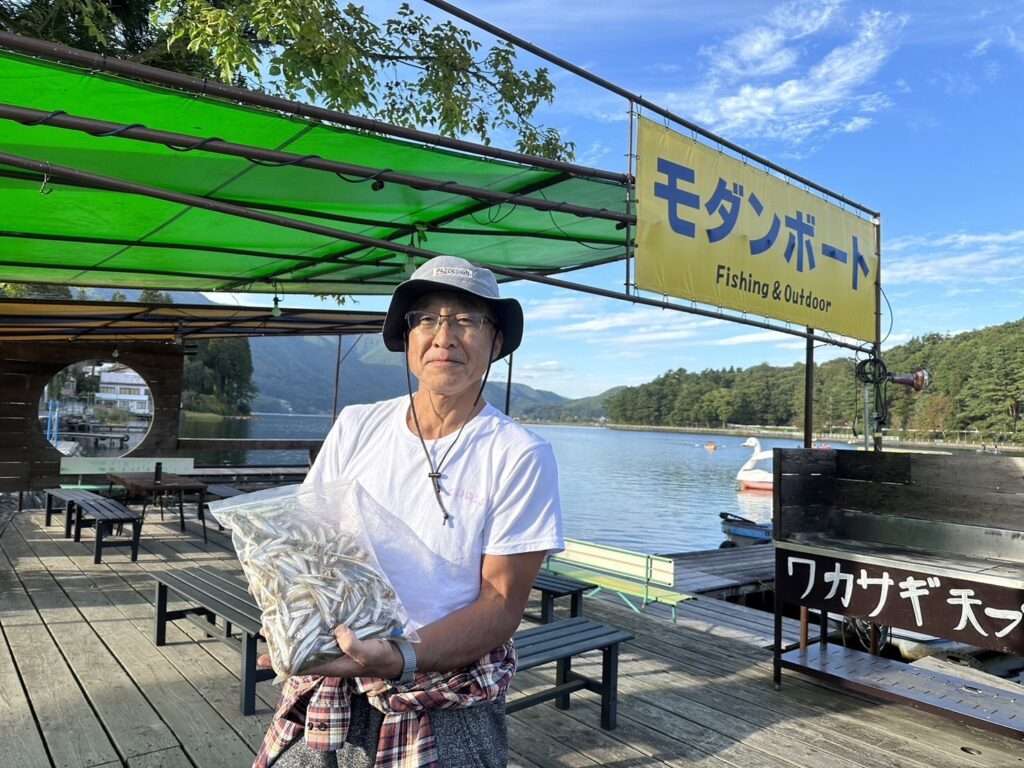 木崎湖ワカサギ釣果情報　10/14