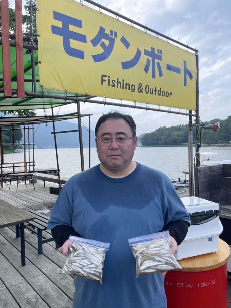 木崎湖ワカサギ釣果情報6/23