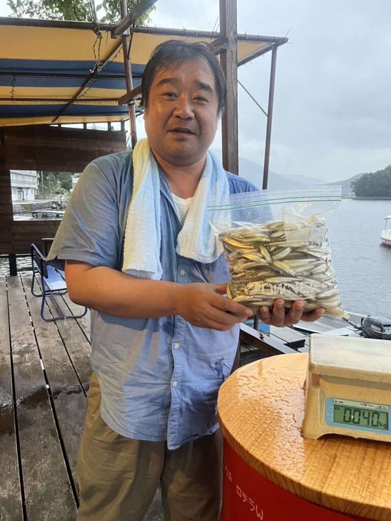 木崎湖ワカサギ釣果情報　9/30その2