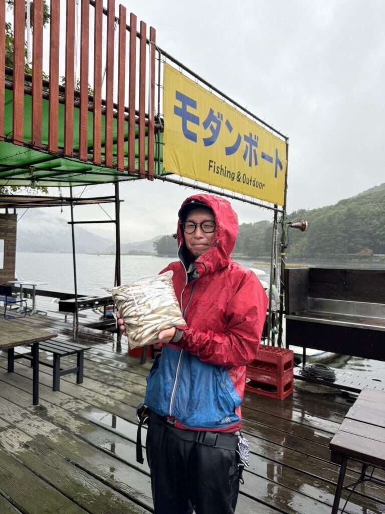 木崎湖ワカサギ釣果情報　10/11