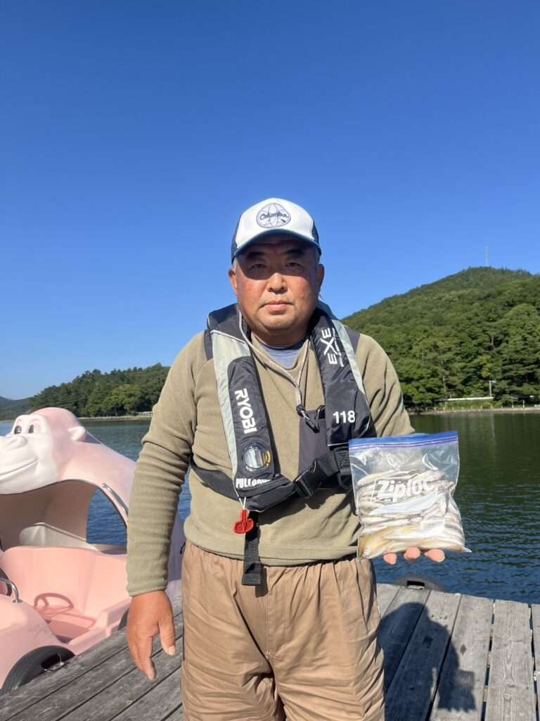 木崎湖ワカサギ釣果情報　10/20