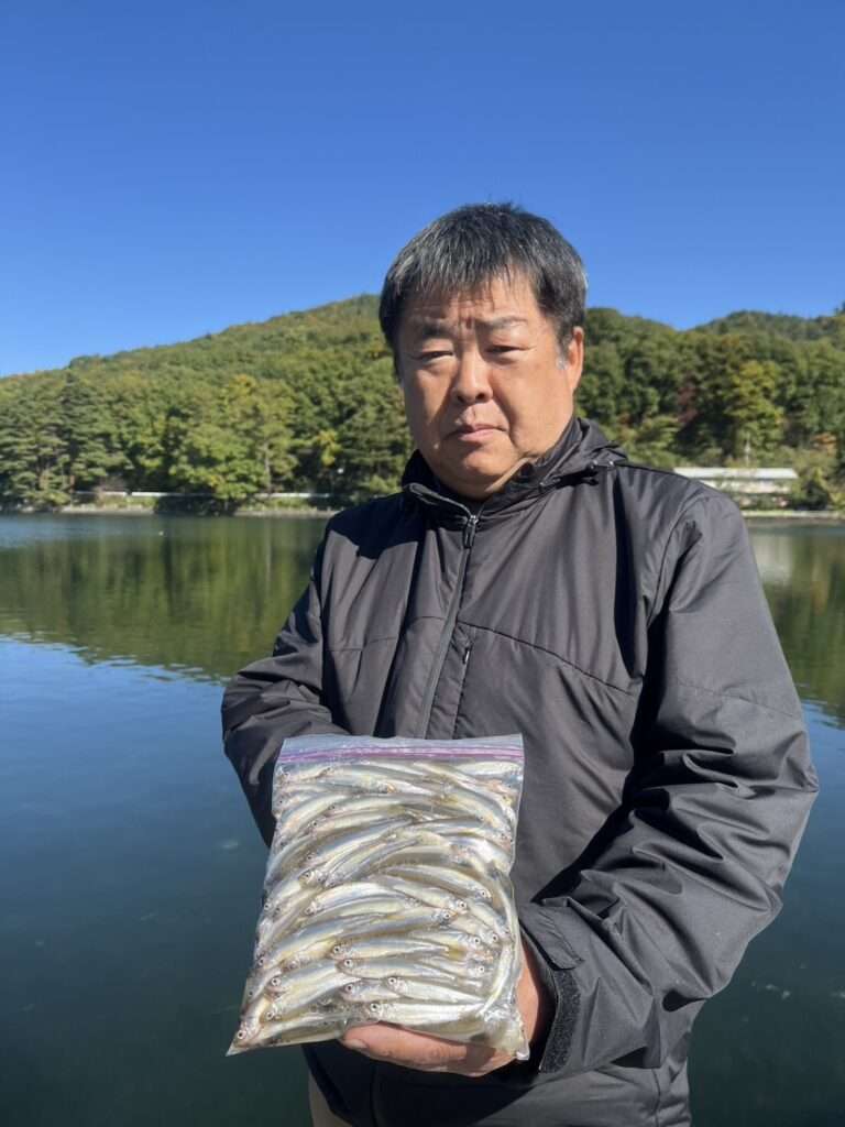 木崎湖ワカサギ釣果情報　10/30