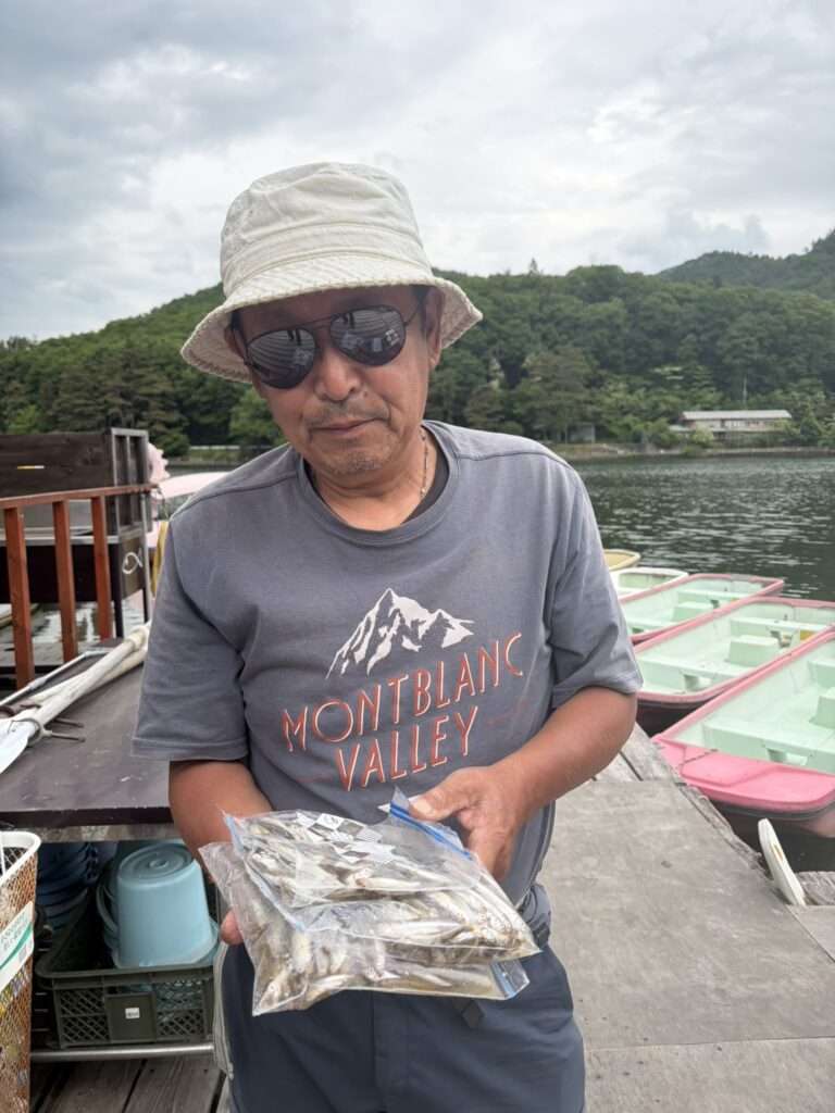 木崎湖ワカサギ釣果情報　5/28