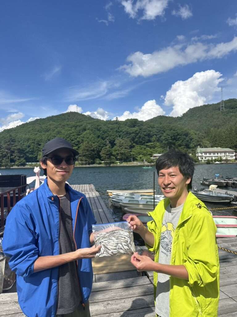 木崎湖ワカサギ釣果情報　6/7