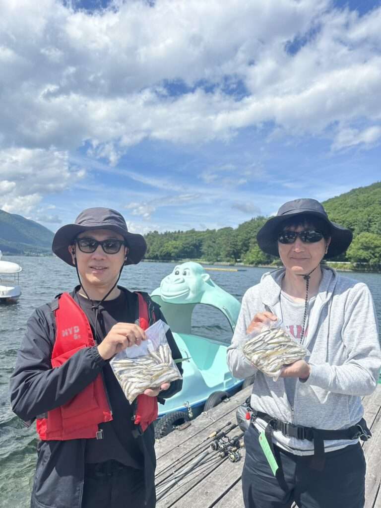木崎湖ワカサギ釣果情報　6/7