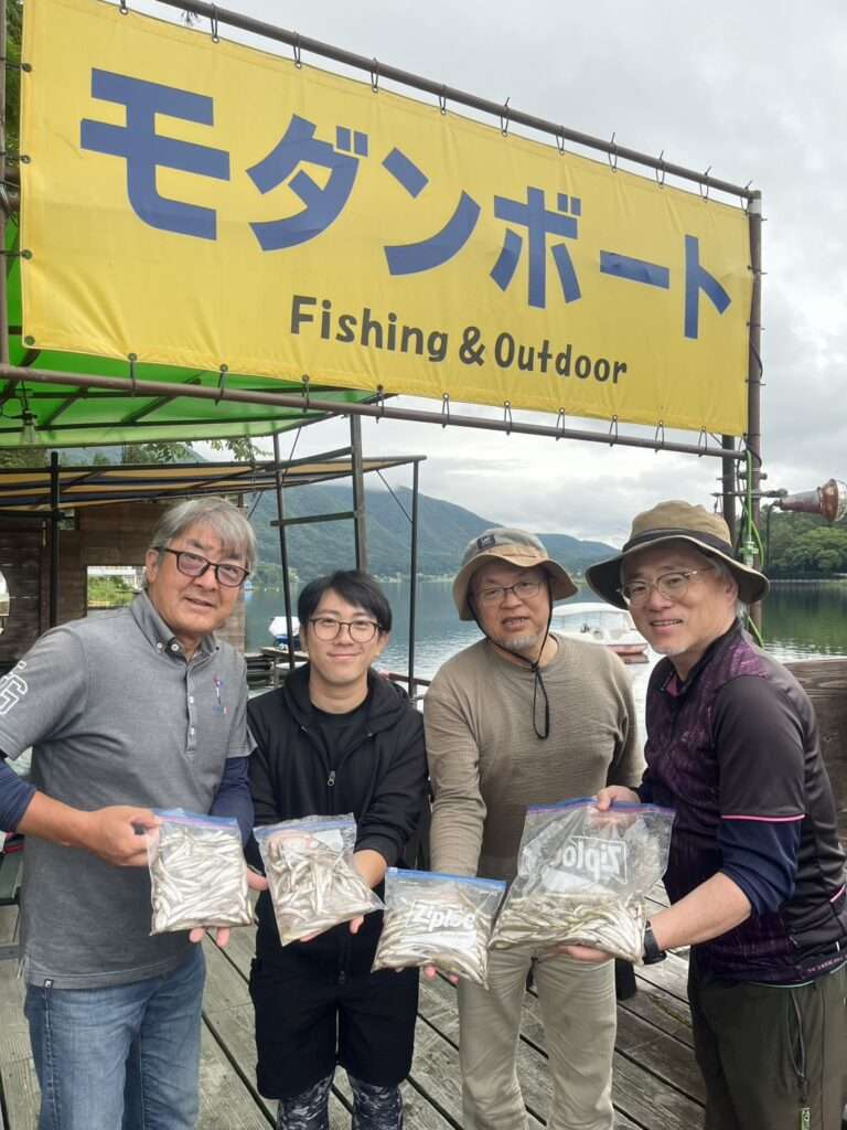木崎湖ワカサギ釣果情報　7/2
