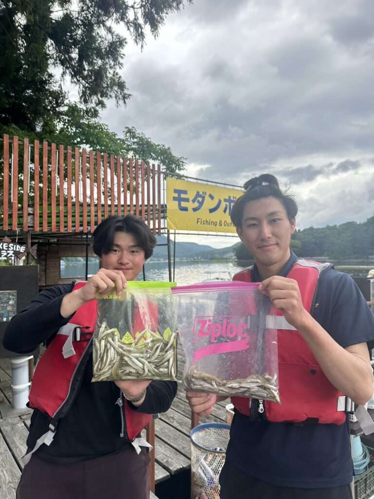 木崎湖ワカサギ釣果情報　7/2