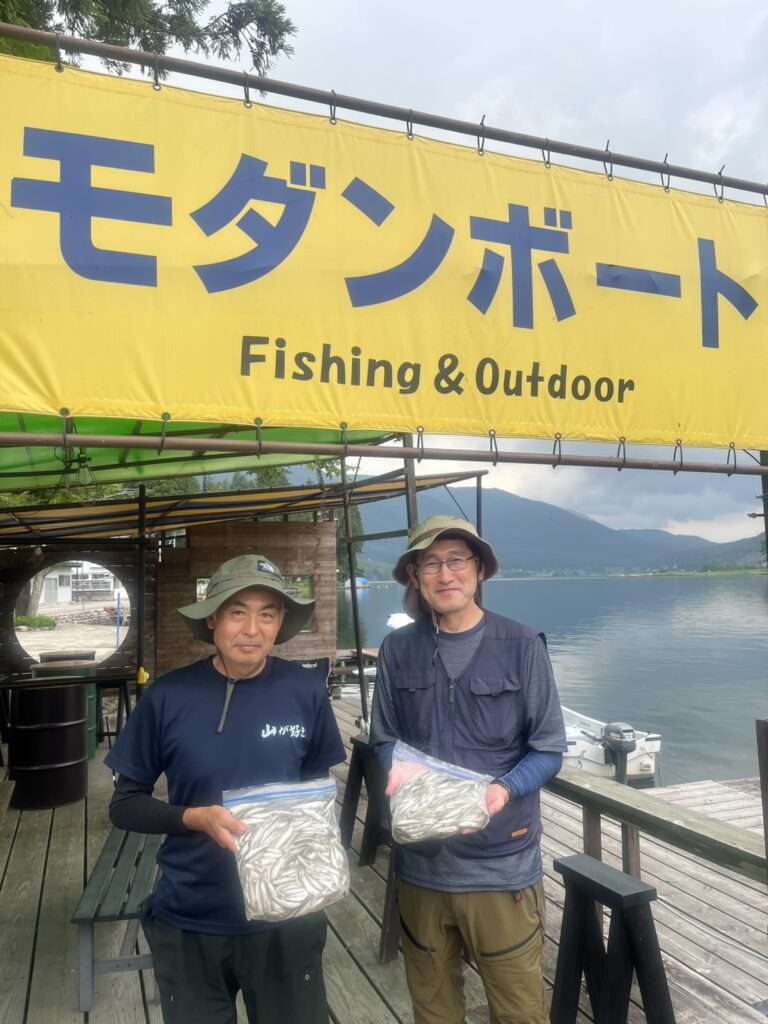 木崎湖ワカサギ釣果情報　7/2