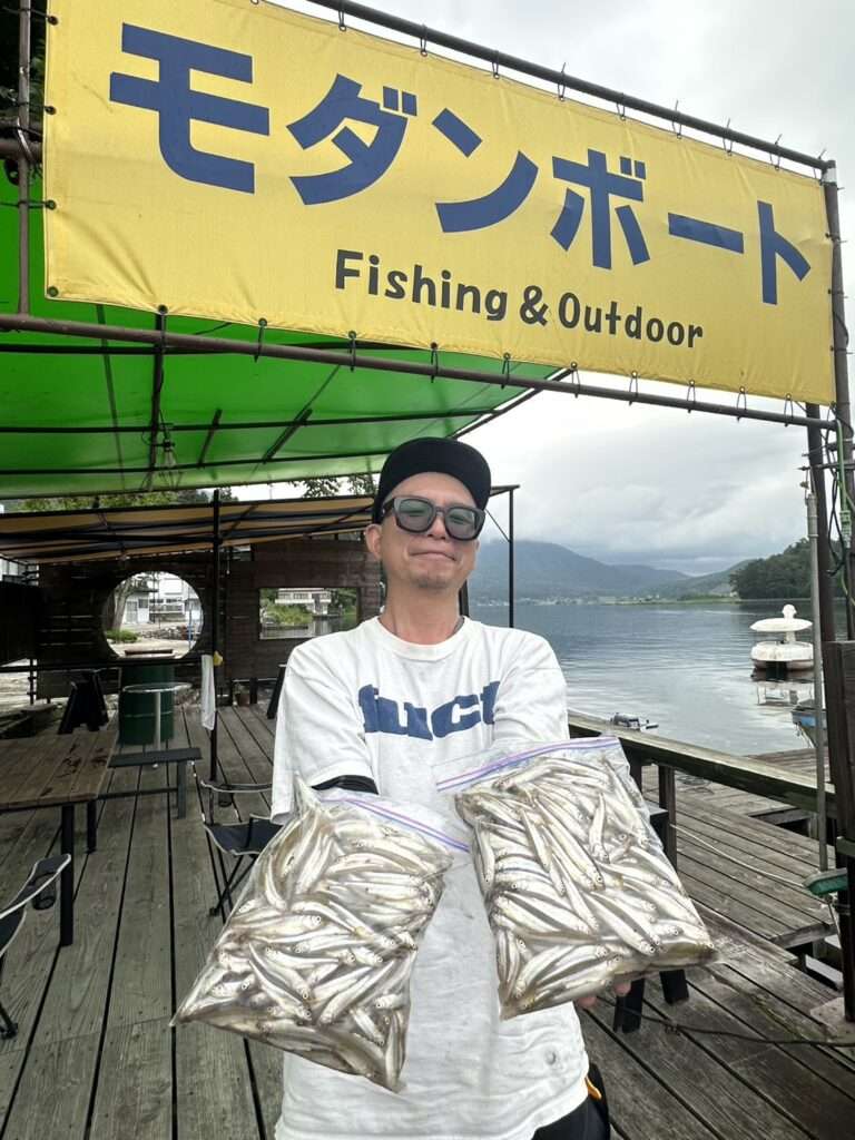 木崎湖ワカサギ釣果情報　7/7