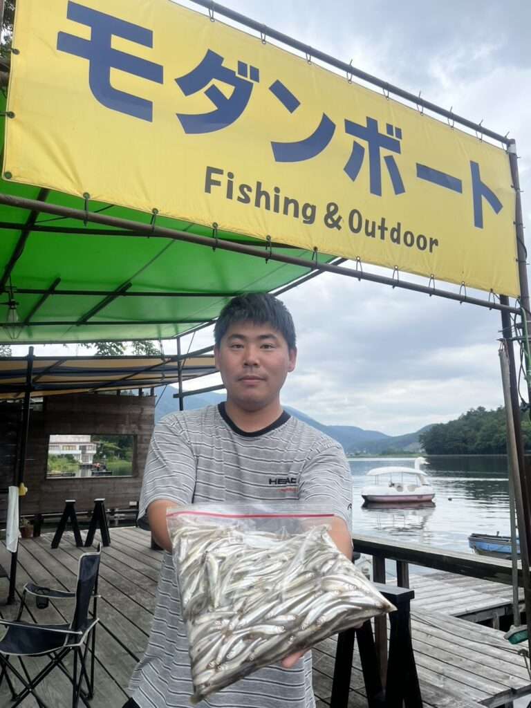 木崎湖ワカサギ釣果情報　7/7