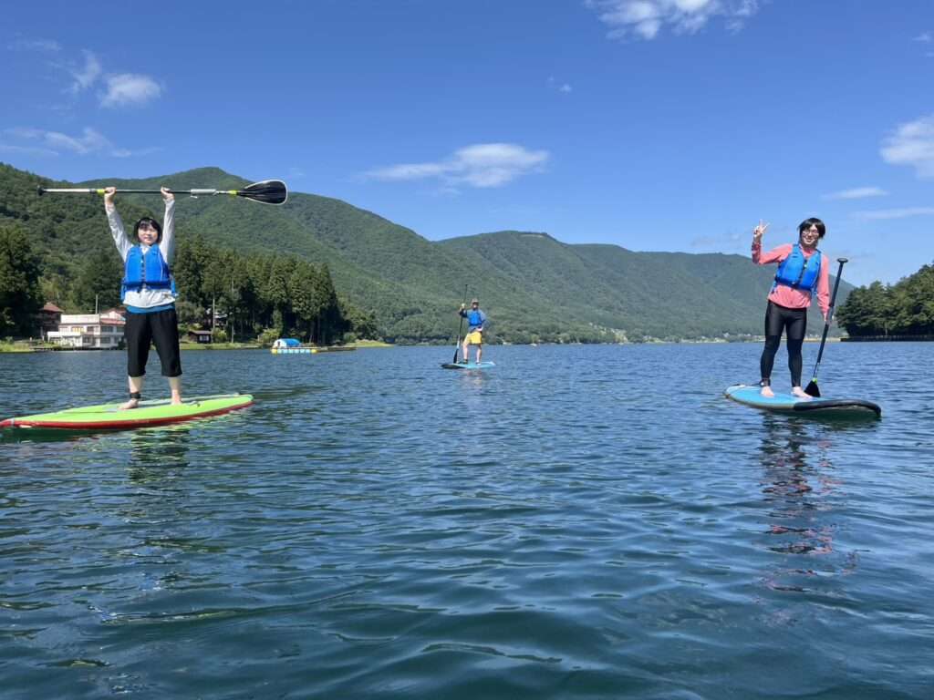 木崎湖でSUPサップを楽しもう
