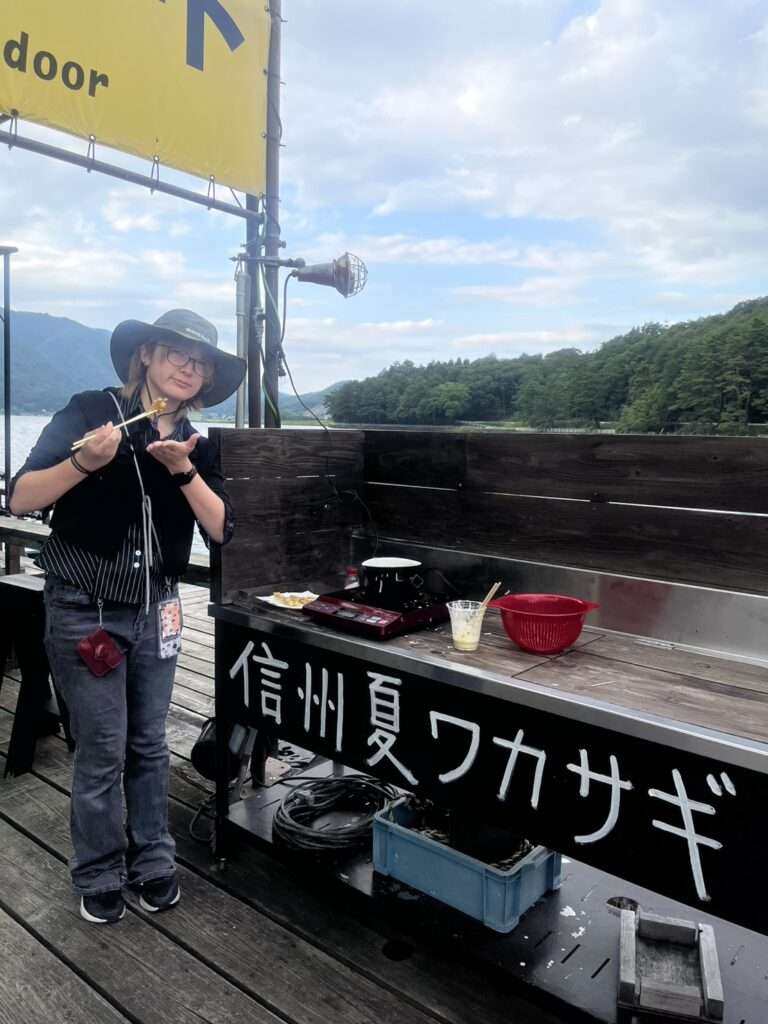 木崎湖ワカサギ釣果情報　8/21