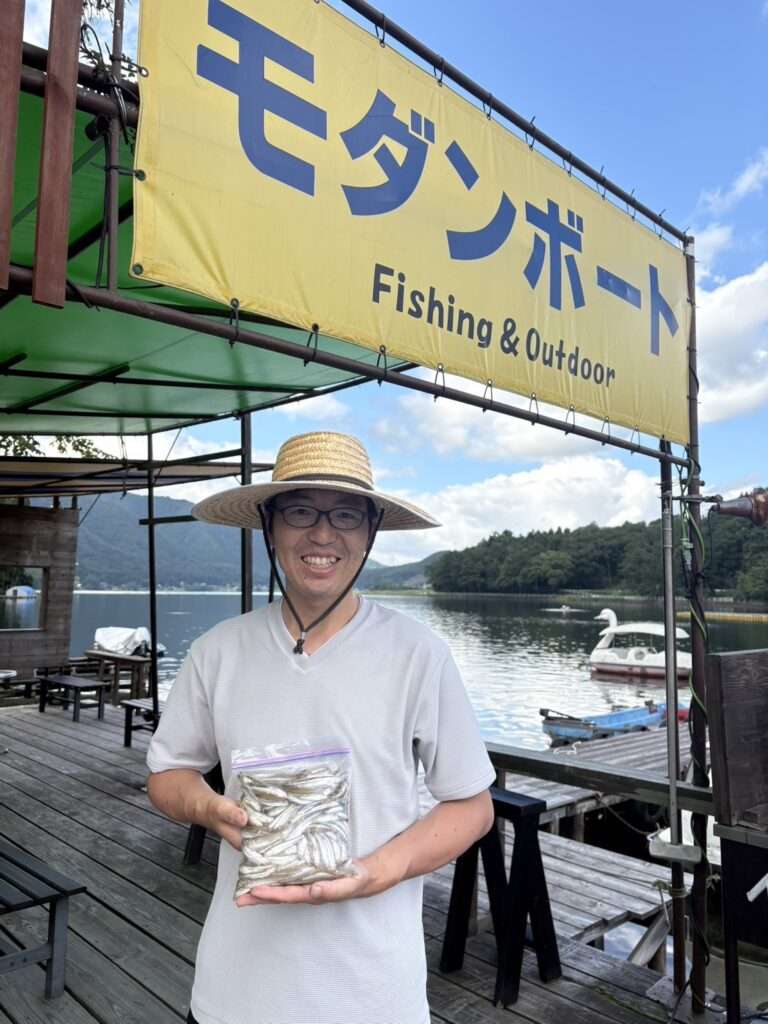 木崎湖ワカサギ釣果情報　9/8