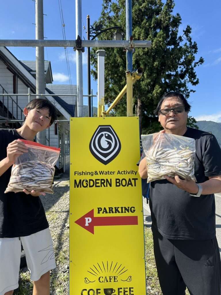 木崎湖ワカサギ釣果情報　9/28
