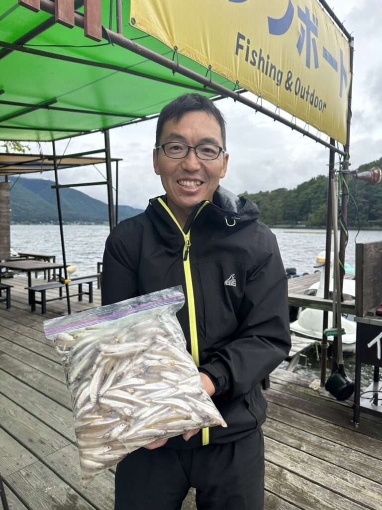 木崎湖ワカサギ釣果情報　9/28