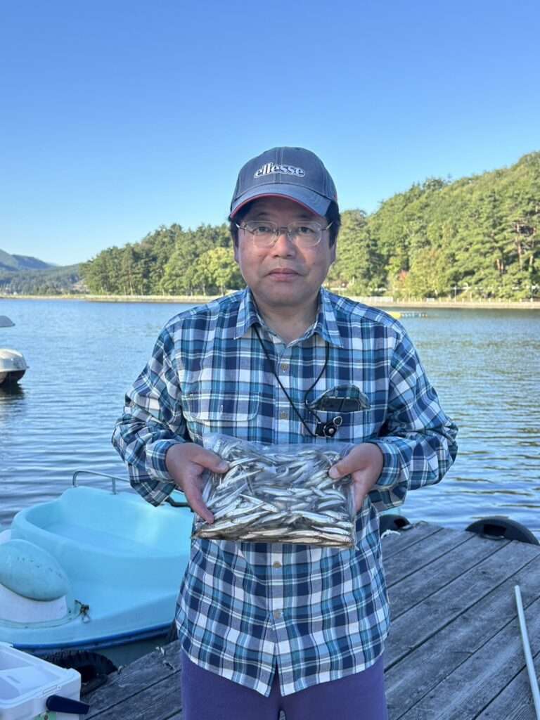 木崎湖ワカサギ釣果情報　10/9