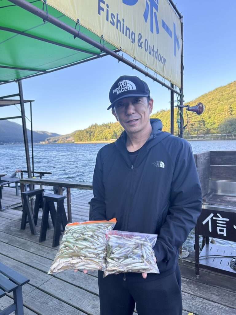 木崎湖ワカサギ釣果情報　10/20