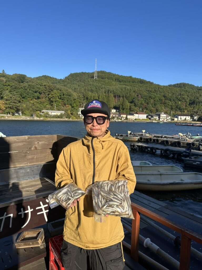 木崎湖ワカサギ釣果情報　10/20